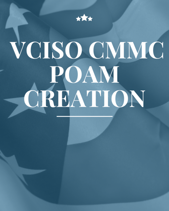 vCISO CMMC POAM Creation